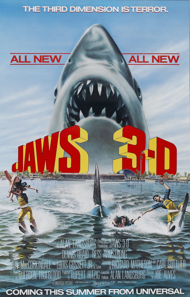 Jaws 3 (1983) movie poster download