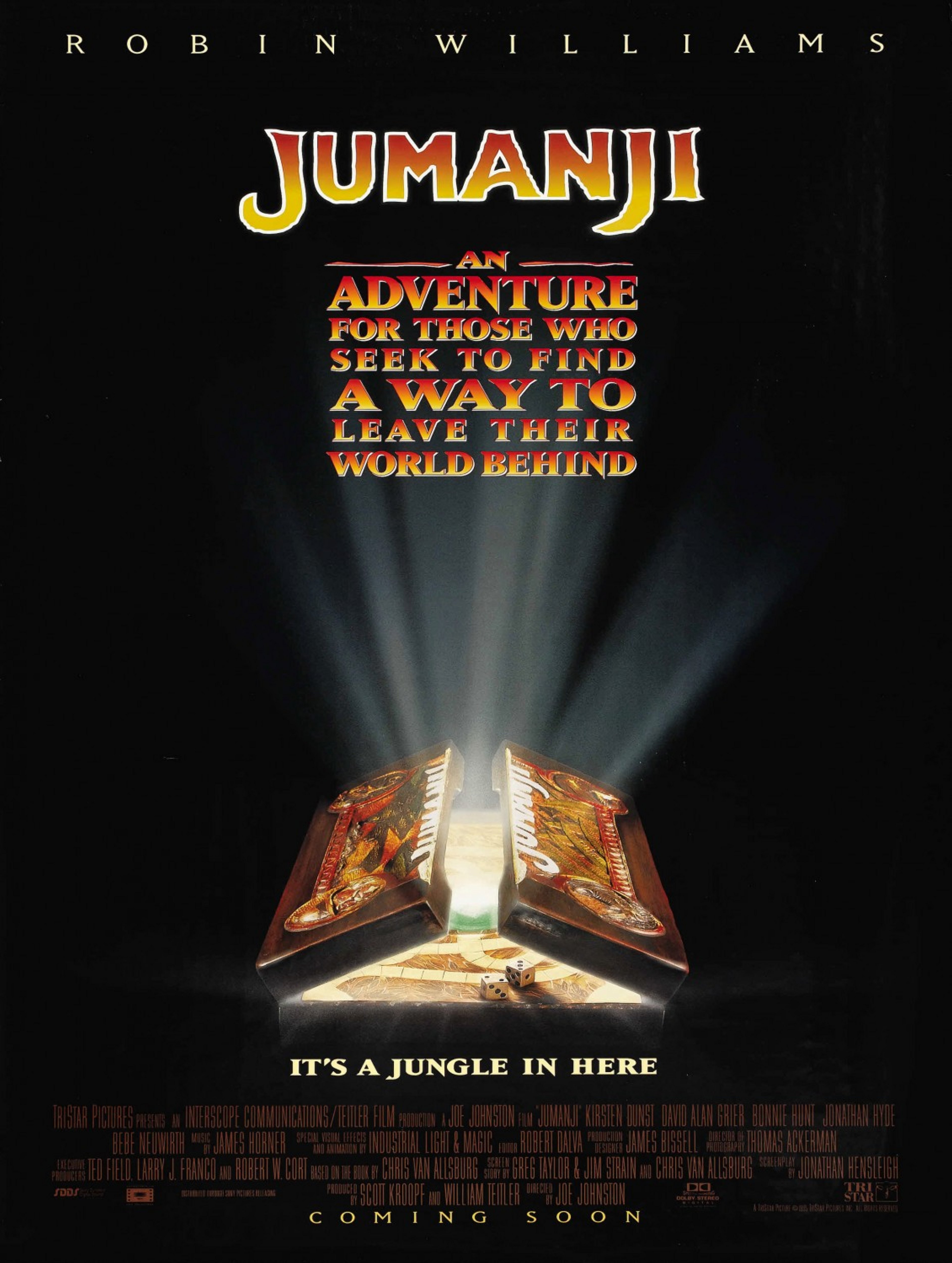 Jumanji (1995) movie poster download