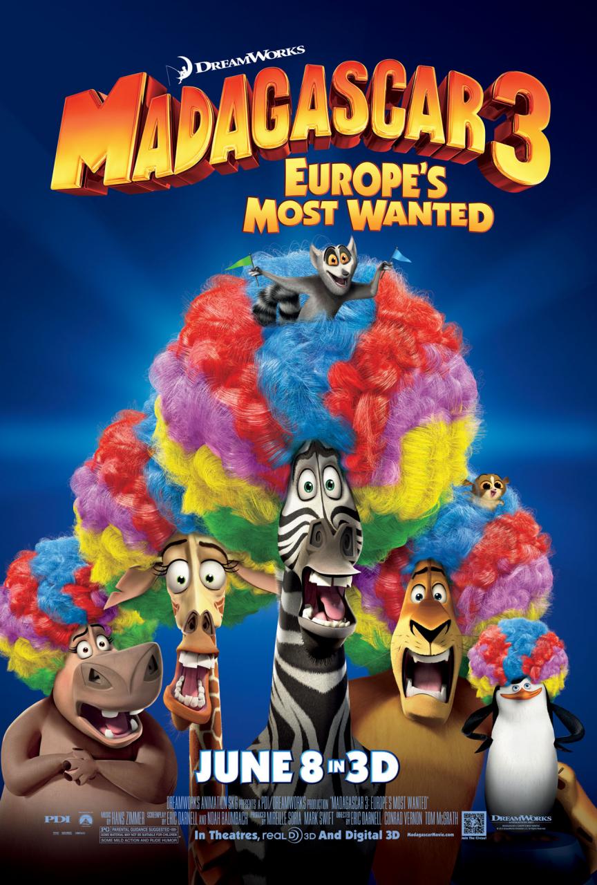 Madagascar 3 Europe S Most Wanted (2012) movie poster download