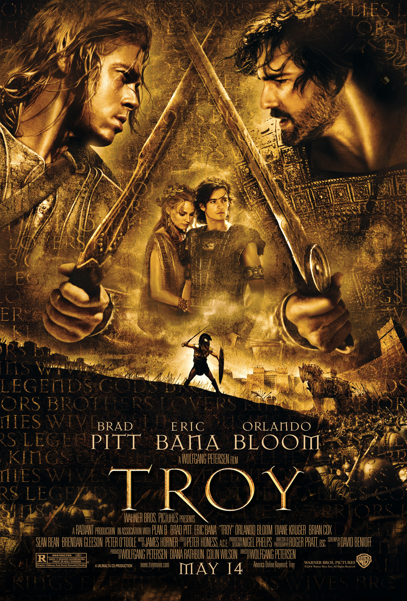 Troy (2004) movie poster download